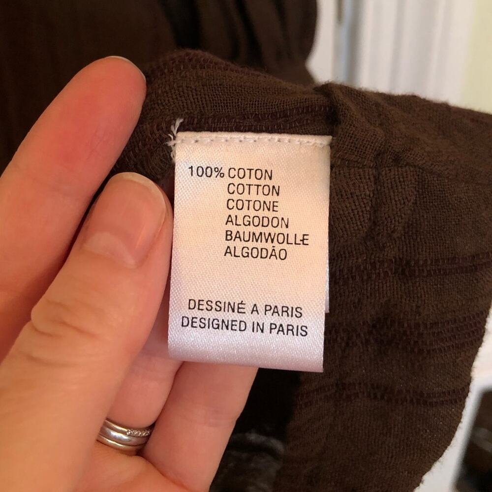 Antik Batik Chocolate Brown Embroidered Cami Mini Dress - Picture 7 of 13